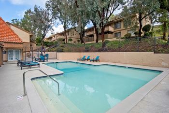 Cool Swimming Pool at St. Charles Oaks Apartments, Thousand Oaks, California